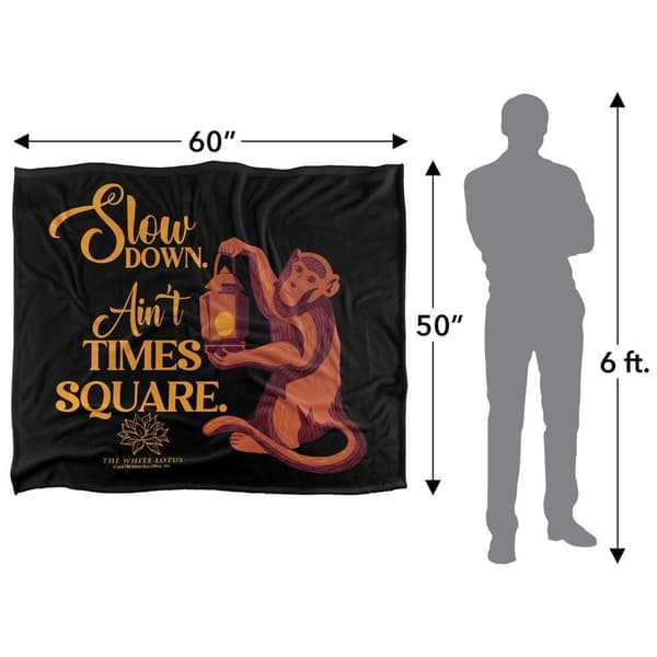 The White Lotus Slow Down Blanket