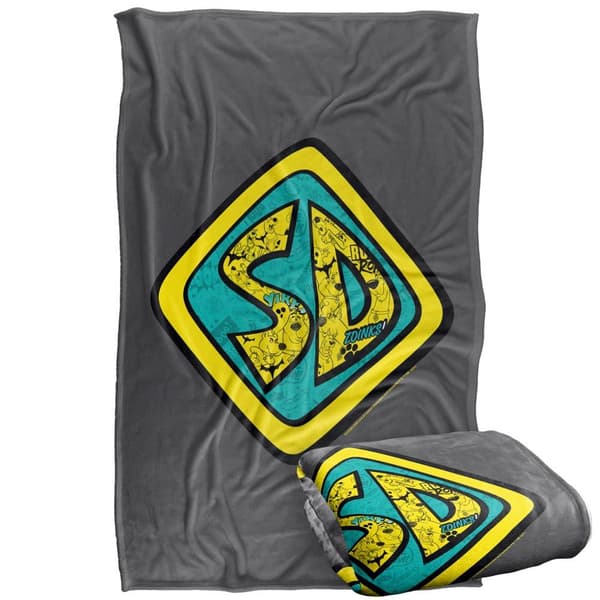Scooby Doo Badge Soft Touch Blanket