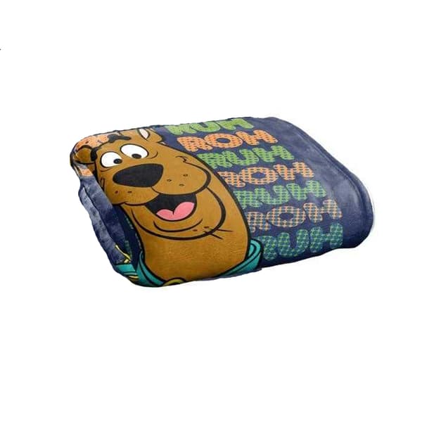 Scooby Doo Ruh Roh Repeat Print Soft Touch Blanket