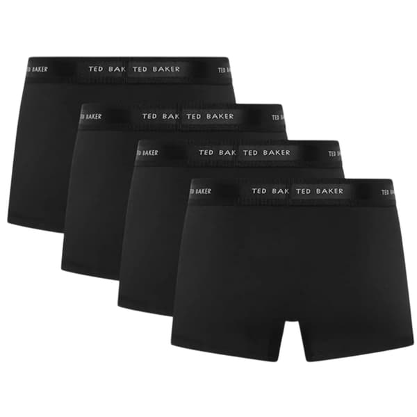Ted Baker Herr Enfärgade Boxershorts (4-pack)