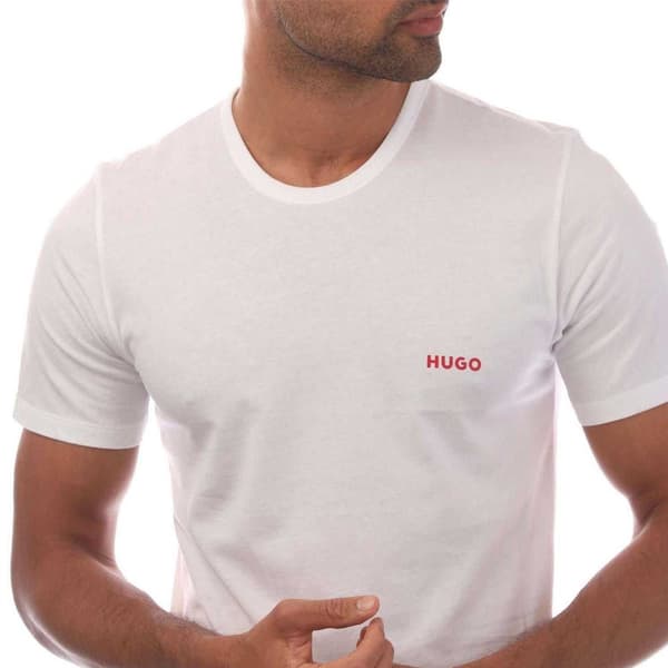 Hugo Herr T-shirt med kontrastlogotyp (3-pack)
