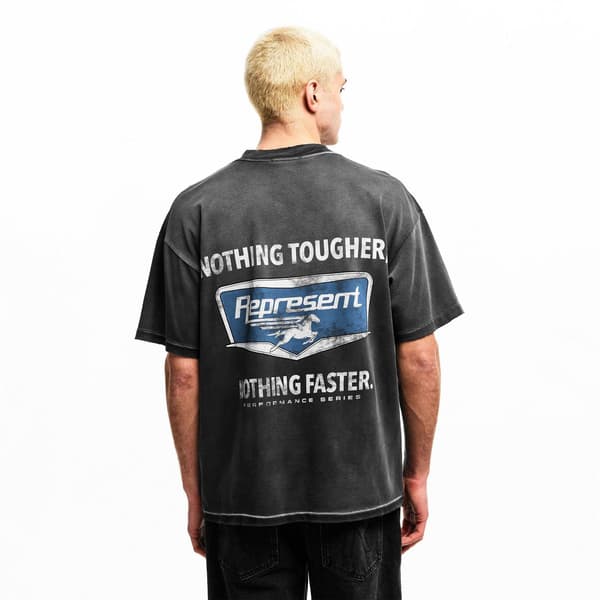 Represent Mens Graphic Print Oversized T-Shirt