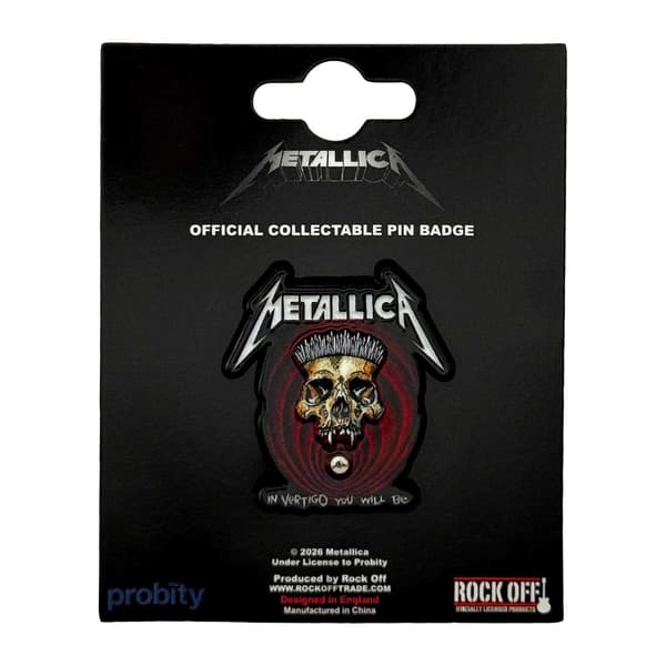Metallica In Vertigo Badge