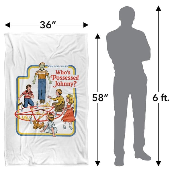 Steven Rhodes Who´s Possessed Johnny Soft Touch Blanket