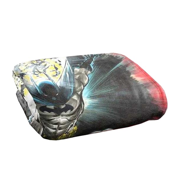 Batman Silky Leaping Soft Touch Blanket