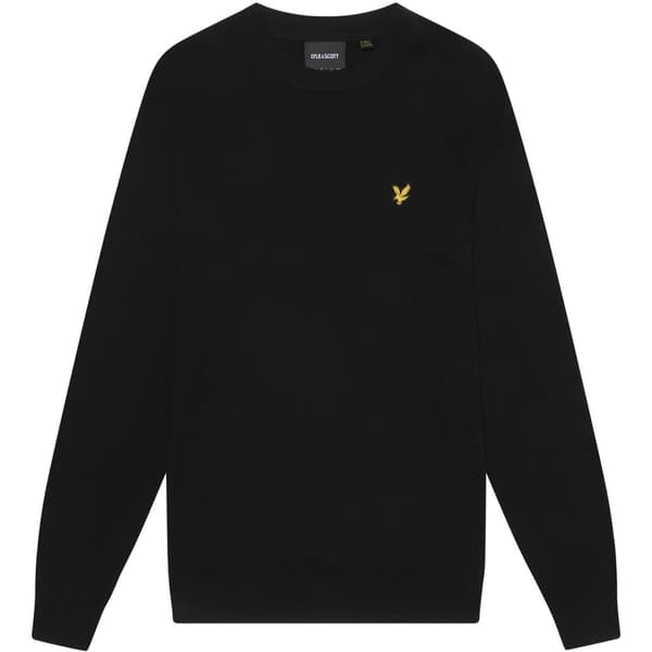 Lyle & Scott Herrtröja med rund hals i stickat
