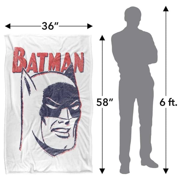 Batman Crayon Soft Touch Blanket