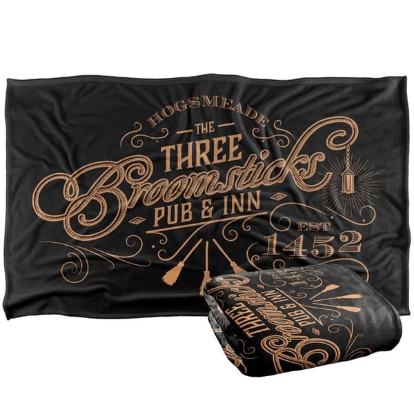 Harry Potter The Three Broomsticks Soft Touch Blanket