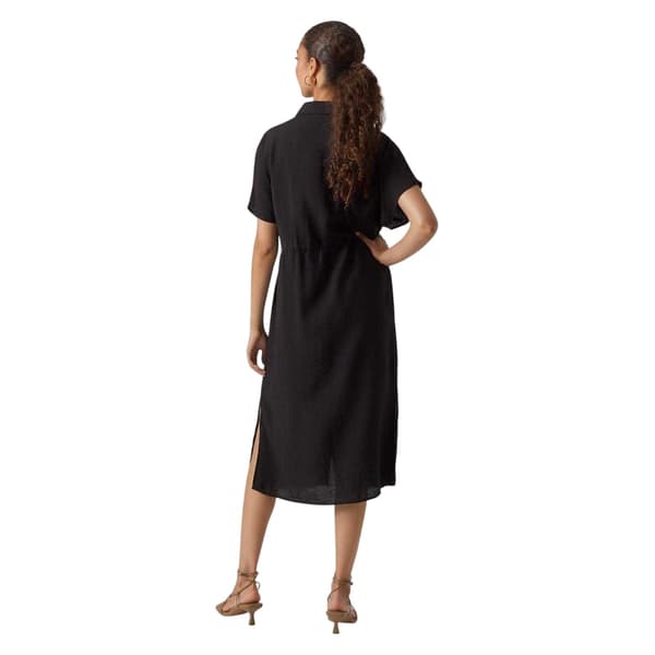 Vero Moda Dam Iris Krage Midi Skjortklänning