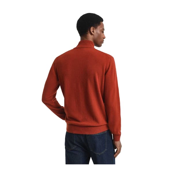 Gant Mens Lambswool Half Zip Jumper
