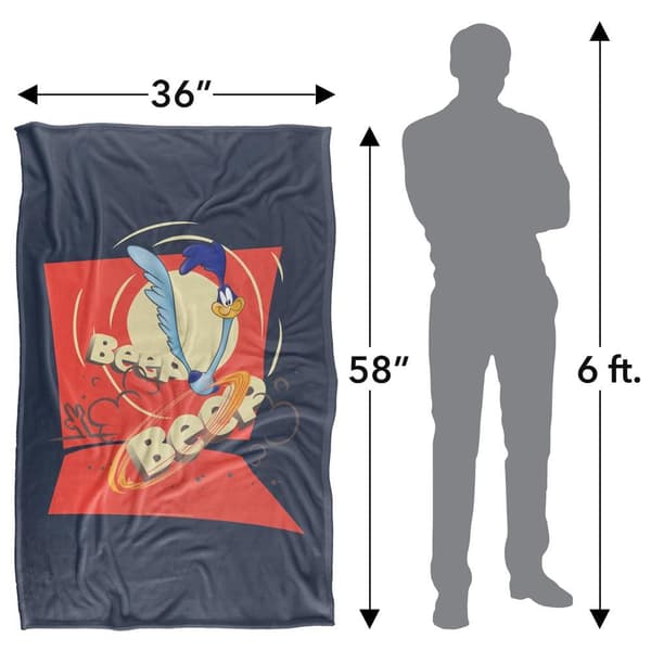 Looney Tunes Beep Beep Soft Touch Blanket