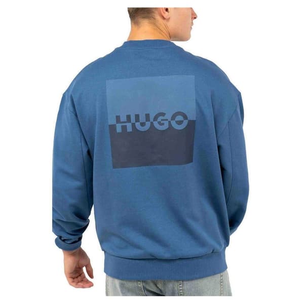 Hugo Miesten Logo Drop Shoulder Regular Collegepaita