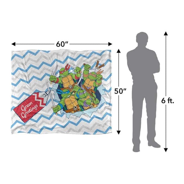 TMNT Package Burst Silky Supersoft Blanket