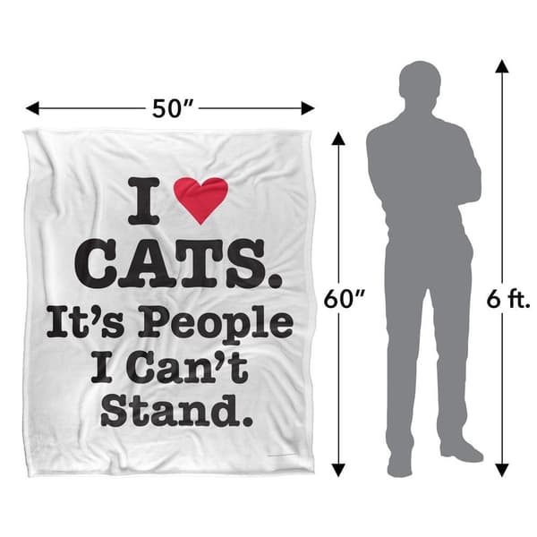 Ephemera I Heart Cats Silky Supersoft -peitto
