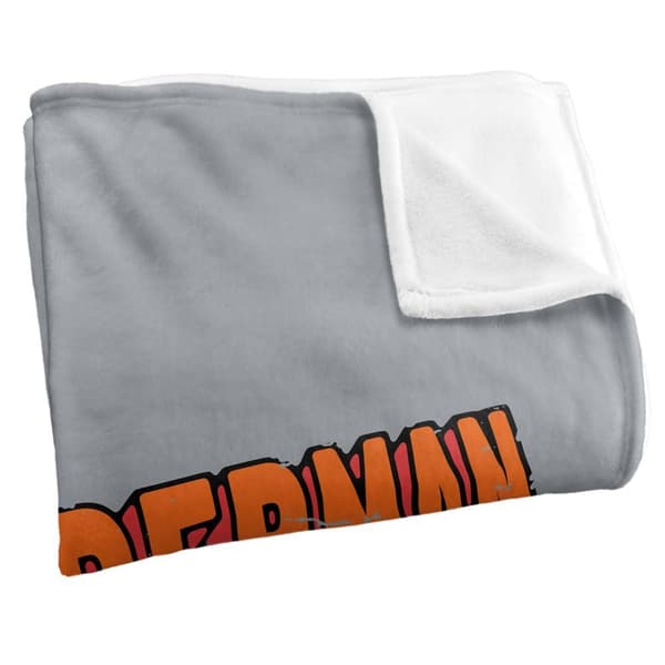 Superman Job For Me Printed Soft Touch Blanket