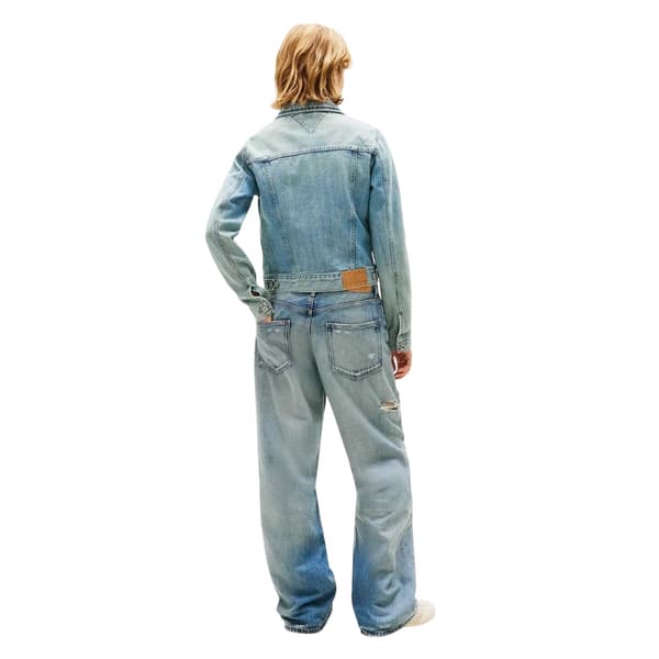 Tommy Jeans Dam Avslappnad Passform Truckerjacka