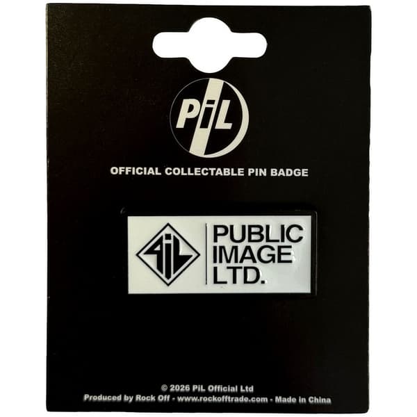 PIL (Public Image Ltd) Pin Staplad Logotypmärke