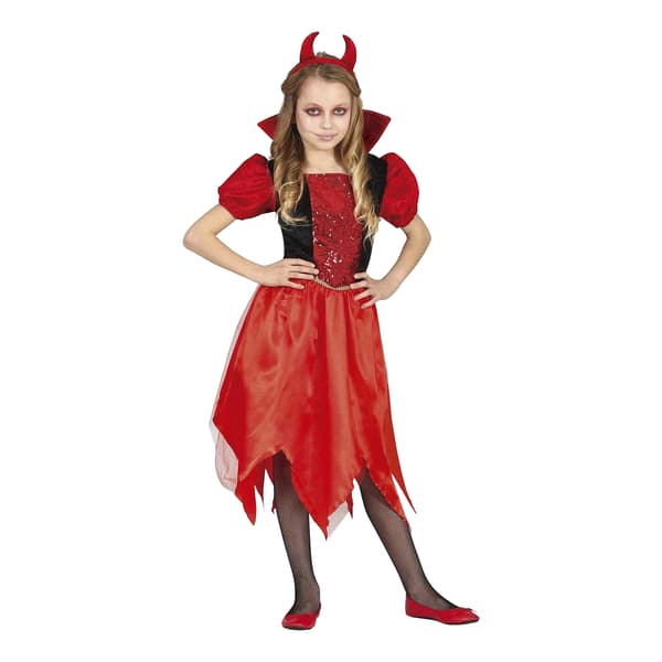 Fiestas Guirca Girls Little Devil Costume