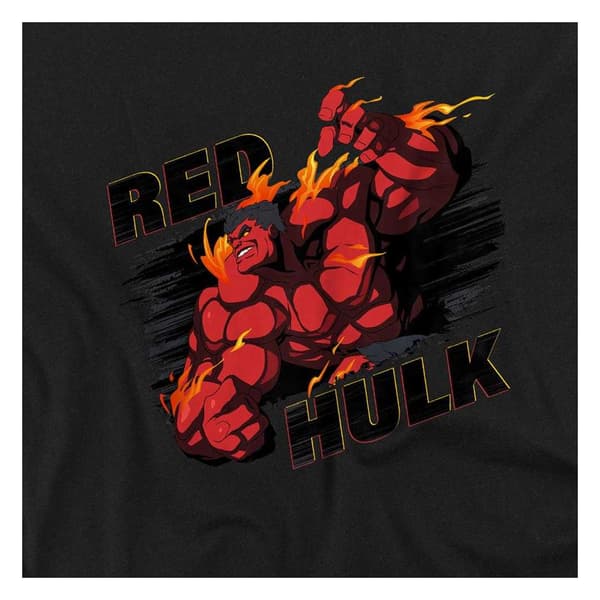 Marvel Comics Childrens/Kids Red Hulk Fire Sweatshirt