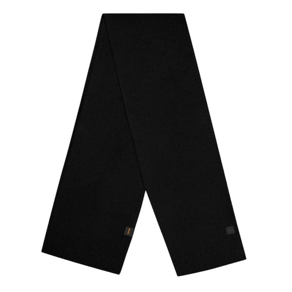 Boss Logo Knitted Scarf