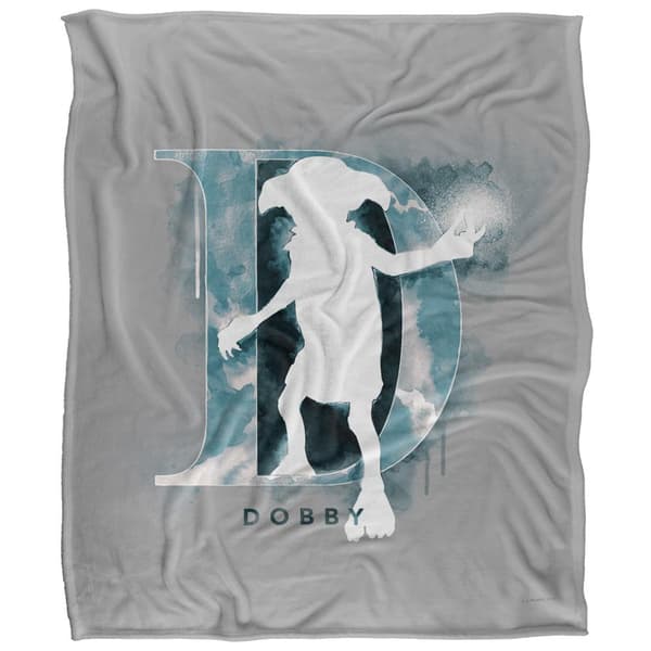 Harry Potter Ink Splatter Dobby Blanket
