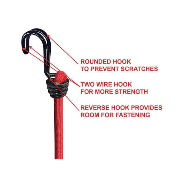 Master Lock Bungee-snore med dobbelt tråd