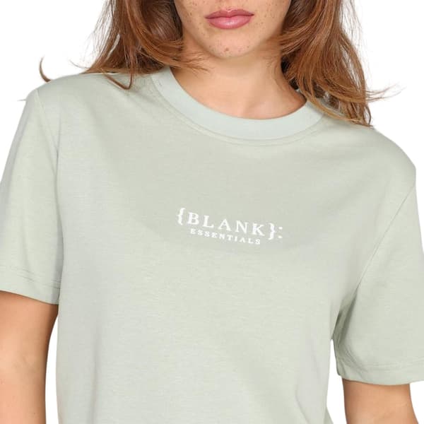 Blank Essentials T-shirt med logotyp för damer