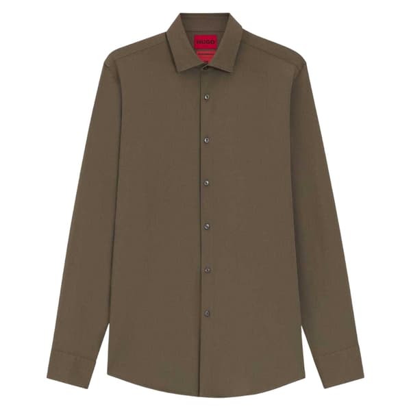 Hugo Boss Herr Solid Slim Långärmad Skjorta