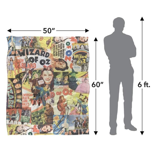 The Wizard Of Oz Collage Blanket