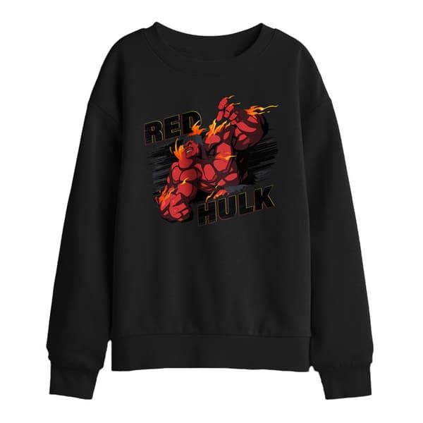Marvel Comics Childrens/Kids Red Hulk Fire Sweatshirt