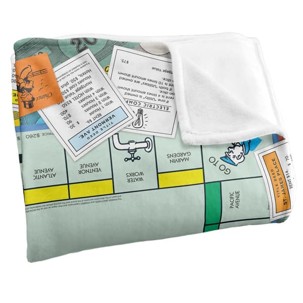 Monopoly Game Scene Blanket