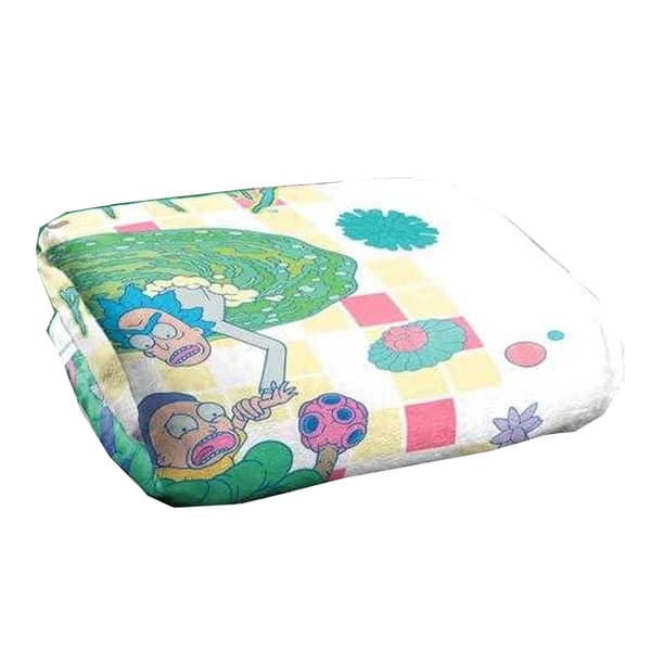 Rick And Morty Falling Soft Touch Blanket