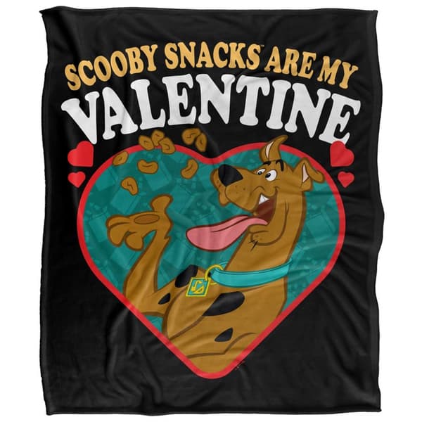 Scooby Doo Scooby Snacks Are My Valentine Blanket