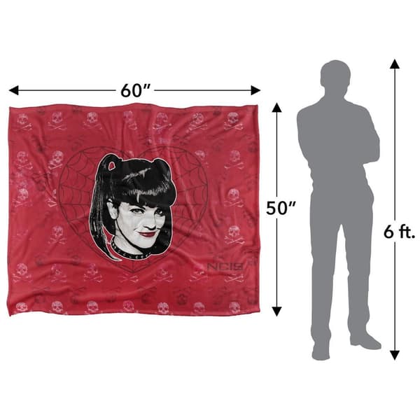 NCIS Abby Silky Heart Supersoft Blanket