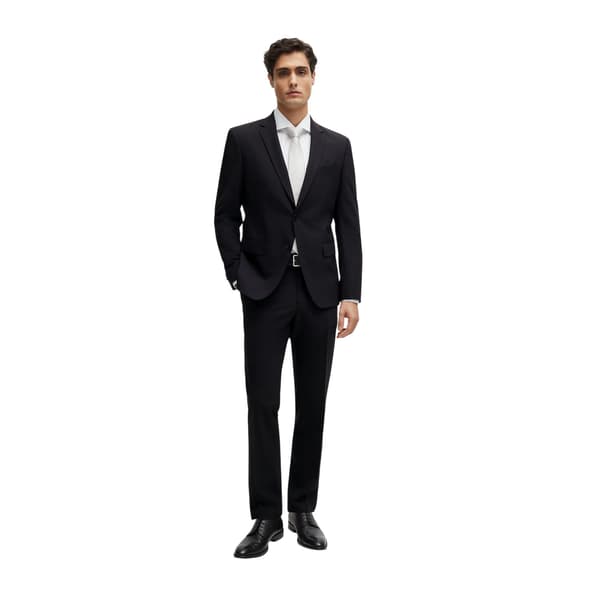 Boss Mens Lapel Collar Suit Jacket