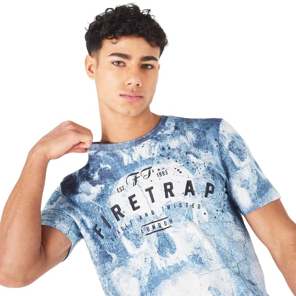 Firetrap Mens Skull T-Shirt