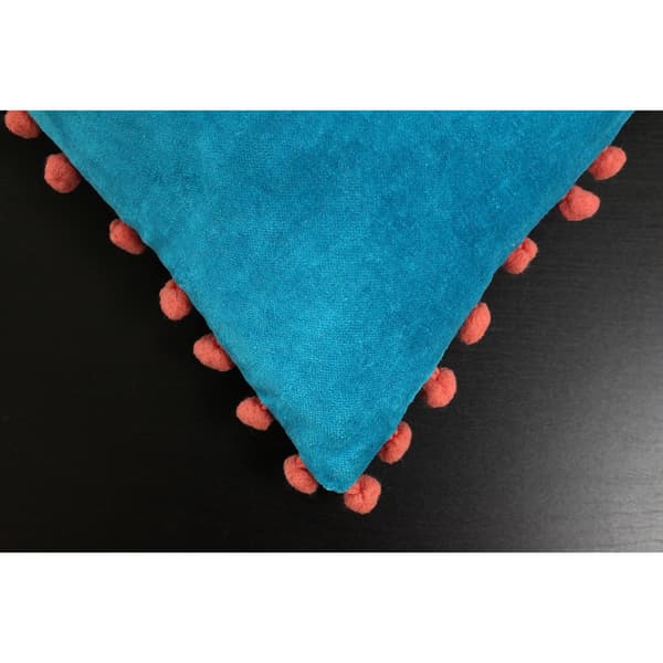 Riva Home Sametti Tupsutyynynpäällinen