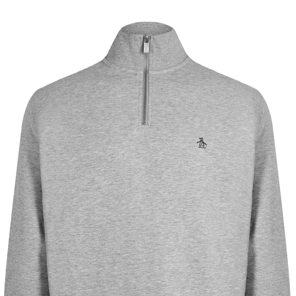 Original Penguin Mens Sticker Pete Ruched Sweatshirt