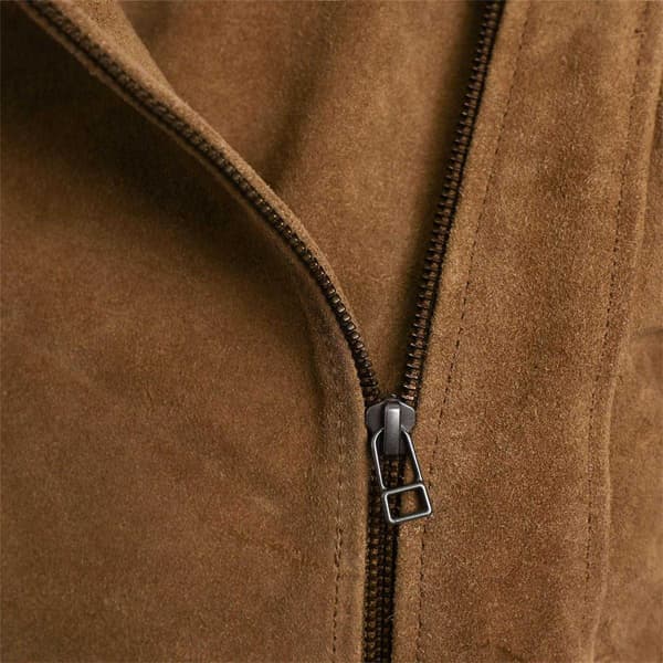 Elle Dam/Dam Suede Bikerjacka