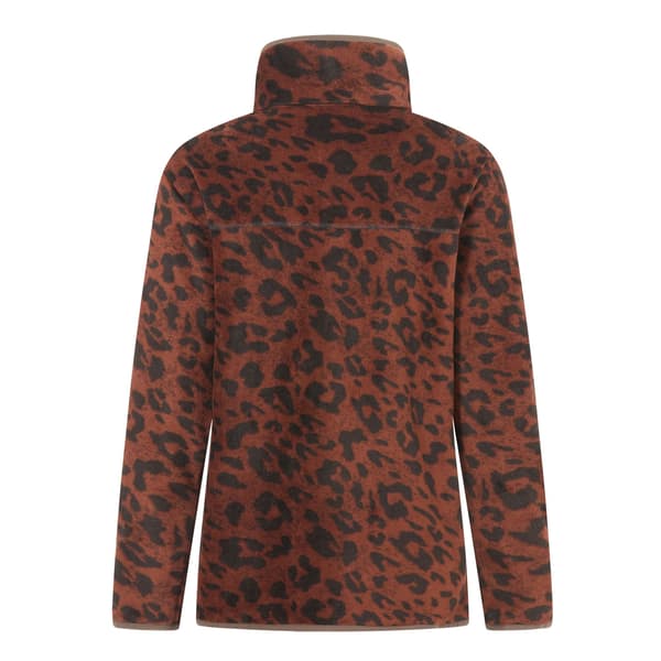 Regatta Dam Frankie Leopardmönstrad Borg Half Zip Fleece