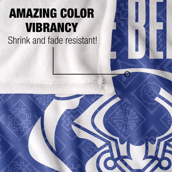 Blue Beetle Repeat Print Blanket