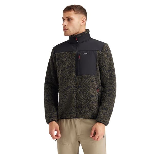Trespass Herr Gordon Camo DLX Fleecejacka