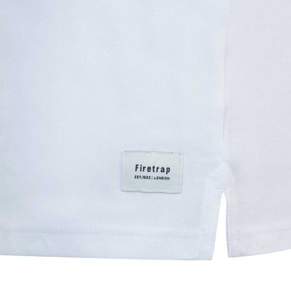 Firetrap Herr Lazer Logo Pikétröja i Bomull