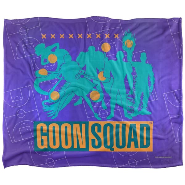 Space Jam: A New Legacy Goon Squad Outline Blanket