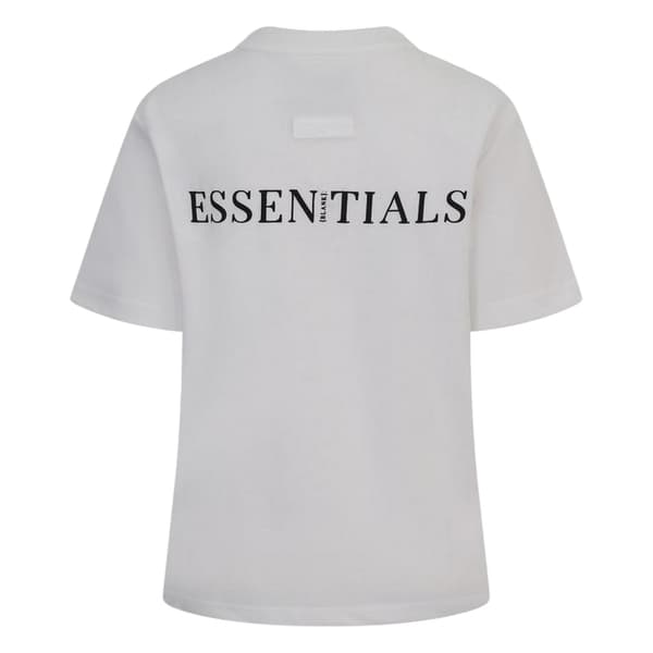 Blank Essentials T-shirt med logotyp för damer