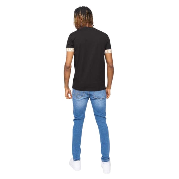 SikSilk Herr Tech Logo Märkt Ärm T-Shirt