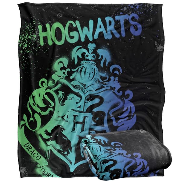 Harry Potter Hogwarts Spray Paint Blanket