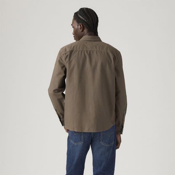 Levis Mens Plain Slim Shirt