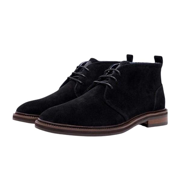 Pretty Green Chukka-kängor i mocka för män