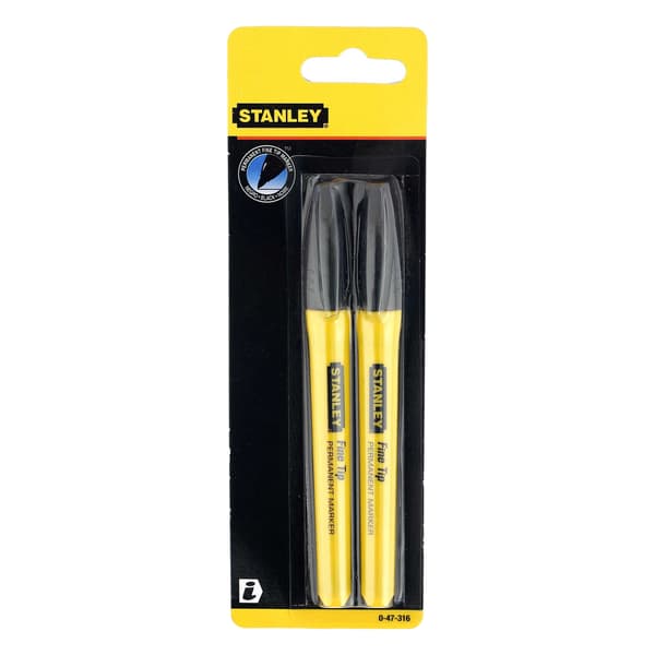 Stanley Fatmax Permanent Markerpenna med Fin Spets (2-pack)